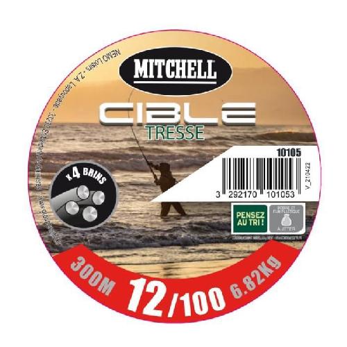 Outillage Peche Tresse - MITCHELL - 300 m - 17/100