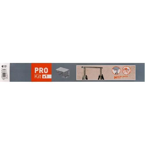 Treteau Tréteau de bricolage - NORDLINGER PRO - Pro en Kit - Réglable en Hauteur - Robuste et pliable