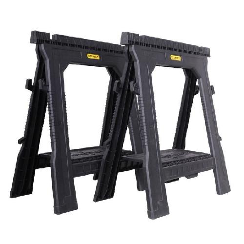 Treteau Tréteaux pliables professionnels STANLEY - STST1-70713 - Lot de 2 - 450kg