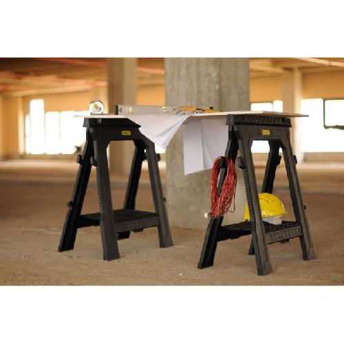 Treteau Tréteaux pliables professionnels STANLEY - STST1-70713 - Lot de 2 - 450kg