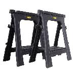 Treteau Tréteaux pliables professionnels STANLEY - STST1-70713 - Lot de 2 - 450kg