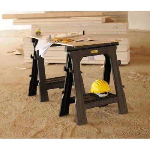 Treteau Tréteaux pliables professionnels STANLEY - STST1-70713 - Lot de 2 - 450kg