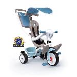 Tricycle evolutif enfant Smoby Balade Plus - Structure metal - Bleu
