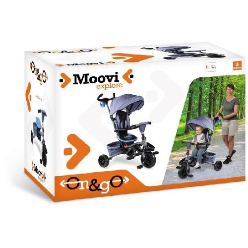 Tricycle Pour  Enfant Tricycle evolutif pliable MONDO - On et Go - Moovi Explore