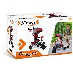 Tricycle Pour  Enfant Tricycle evolutif pliable MONDO On et Go Moovi Explore - Rouge