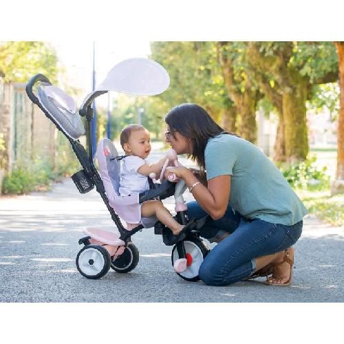 Tricycle Pour  Enfant Tricycle évolutif Smoby Baby Driver Plus - Rose