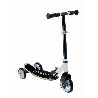 Tricycle Pour  Enfant Smoby - Patinette pliable en bois et metal 3 roues silencieuses - Trottinette pour enfants de 3 a 6 ans - Poids max 20kg