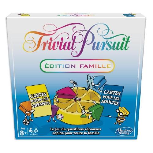 Jeu De Societe - Jeu De Plateau Trivial Pursuit Famille. Jeu de societe de questions-réponses. Jeu de plateau. Version francaise