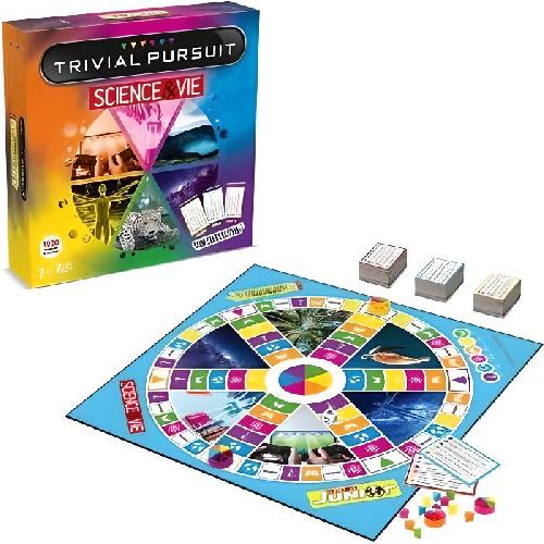 Jeu De Societe - Jeu De Plateau TRIVIAL PURSUIT SCIENCE et VIE - Jeu de plateau - WINNING MOVES