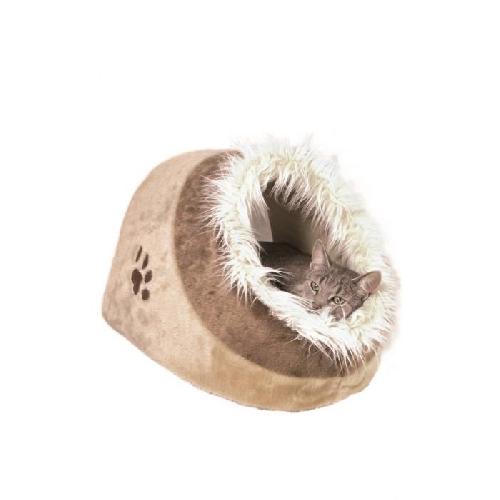 Corbeille - Panier - Coussin - Hamac TRIXIE Abri Douillet Minou pour Chat - Beige - 35 × 26 × 41 cm