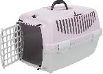Caisse - Cage De Transport TRIXIE Box de transport Capri 1 - XS - 32 x 31 x 48 cm - Gris clair et mauve - Pour chien