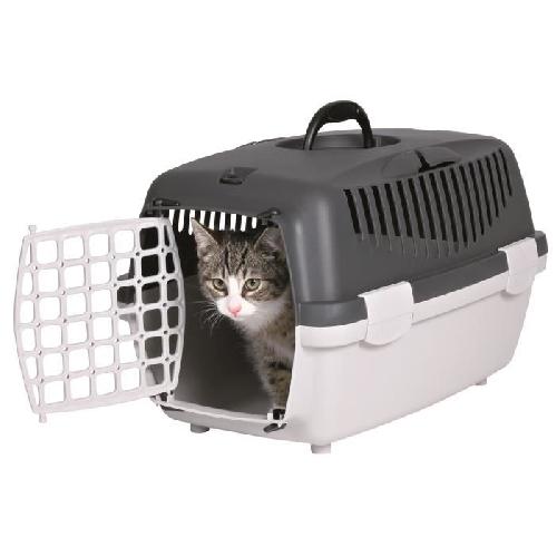 Caisse - Cage De Transport TRIXIE Box de transport Capri 1 - XS - 32x31x48 cm - Gris clair et gris fonce - Pour chien et chat