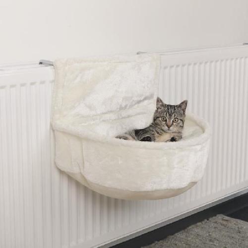 Corbeille - Panier - Coussin - Hamac TRIXIE Lit pour chat pour radiateur - Blanc - 45 × 13 × 33 cm