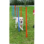 Materiel D'entrainement - Agility TRIXIE Piquets de slalom pour parcours d'agilité 115 cm 12 pcs Plastique