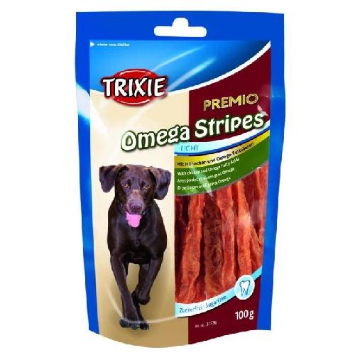 TRIXIE PREMIO Omega Stripes poulet 100 g compatible avec chien