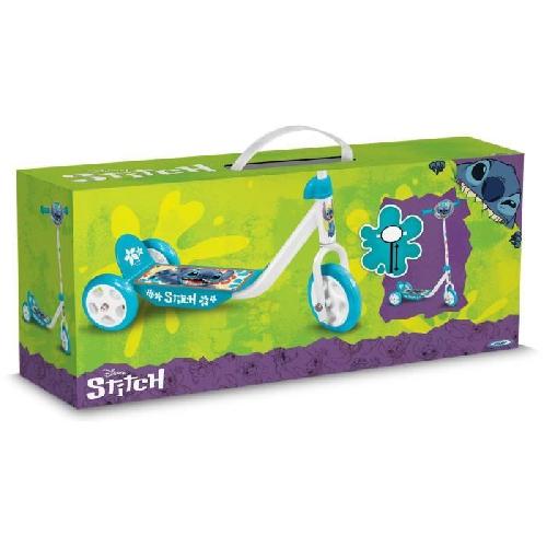 Trottinette Trottinette 3 Roues - DISNEY - STITCH - Ajustable en hauteur - Large plateau antidérapant - Poignées anti-pincement