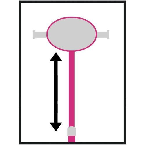 Trottinette Trottinette pliable - STAMP - Barbie - Pour enfant a partir de 4 ans - Roulement a billes ABEC 5