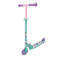 Trottinette Smoby - Patinette Gabby et la Maison Magique - 2 roues - Pliables -