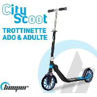 Trottinette Trottinette mécanique - Beeper City Scoot - Roues 8'' - Suspension avant - Cadre Noir - Avec frein guidon
