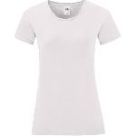 T-shirt Tshirt Femme Taille L - Iconic Fruit Of The Loom - Blanc