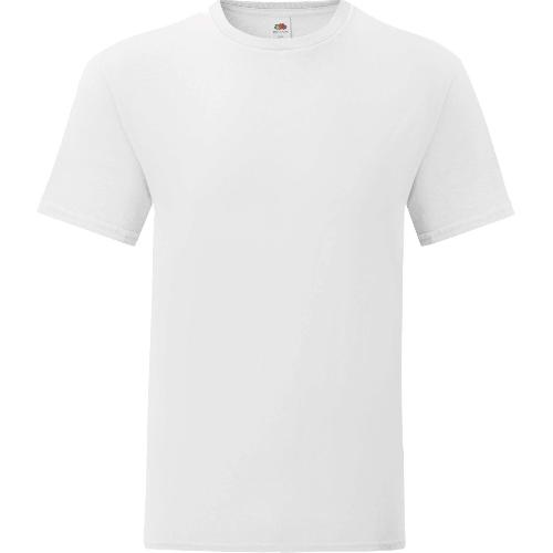 T-shirt Tshirt Homme Taille L - Iconic Fruit Of The Loom - Blanc
