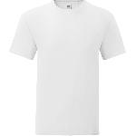 T-shirt Tshirt Homme Taille M - Iconic Fruit Of The Loom - Blanc
