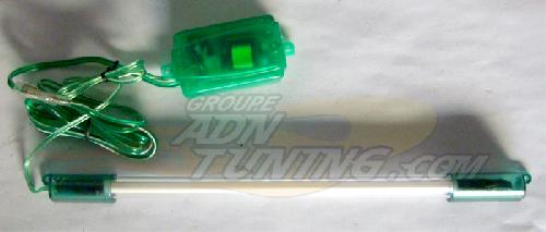 Neons Leds & lumieres Tube Neon cathode froide NLT10GR Vert 25cm 12V sur allume-cigare