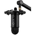 Microphone Pc Tubulaire Bras Articule - LOGITECH G - Blue Compass - Streaming - Pour Microphone - Noir