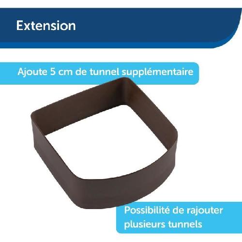 Kit Amenagement Technique De L'habitat Tunnel d'extension pour porte - PETSAFE - MICROSHIP - Brun