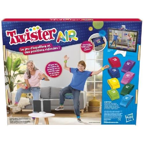 Jeu De Societe - Jeu De Plateau Twister Air. jeu Twister avec appli RA. se connecte aux smartphones et tablettes. jeux actifs de groupe. des 8 ans