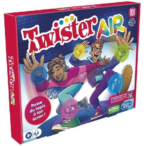 Jeu De Societe - Jeu De Plateau Twister Air. jeu Twister avec appli RA. se connecte aux smartphones et tablettes. jeux actifs de groupe. des 8 ans