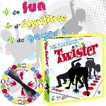 Jeu De Societe - Jeu De Plateau Twister Jeu d'ambiance pour enfants. Jeu d'équilibre fun . A partir de 6 ans. Hasbro Gaming