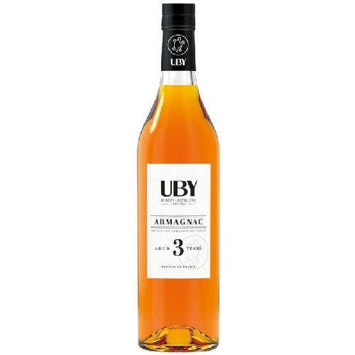 Digestif-eau De Vie UBY - Armagnac Authentique - 3 ans - 70cl