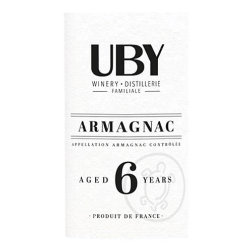 Digestif-eau De Vie UBY - Armagnac Authentique - 6 ans - 70cl