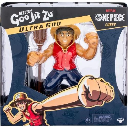 Figurine Miniature - Personnage Miniature Ultragoo Luffy 17cm - HERoeS OF GOO JIT ZU - ONE PIECE - Figurine extensible avec accessoires