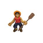 Figurine Miniature - Personnage Miniature Ultragoo Luffy 17cm - HERoeS OF GOO JIT ZU - ONE PIECE - Figurine extensible avec accessoires