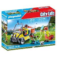 Univers Miniature - Habitation Miniature - Garage Miniature PLAYMOBIL 71204 Vehicule de secours. City Action Les Secouristes. Des 4 ans