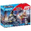 Univers Miniature - Habitation Miniature - Garage Miniature PLAYMOBIL 71255 Starter Pack Agent et voleur. City Action. Les policiers. Des 4 ans