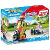 Univers Miniature - Habitation Miniature - Garage Miniature PLAYMOBIL 71257 Secouriste avec gyropode. City Action. Les Secouristes. Starter Pack. Des 4 ans