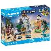 Univers Miniature - Habitation Miniature - Garage Miniature PLAYMOBIL 71420 Pirate avec tresor. Les Pirates. Monstre homme serpent. 55 pieces. Des 4 ans