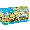 Univers Miniature - Habitation Miniature - Garage Miniature PLAYMOBIL 71442 Fermier avec tracteur et citerne - Country - Des 4 ans