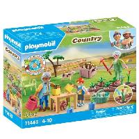 Univers Miniature - Habitation Miniature - Garage Miniature PLAYMOBIL 71443 Grands-parents et potager - Country -  Des 4 ans