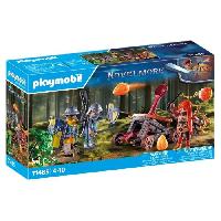 Univers Miniature - Habitation Miniature - Garage Miniature PLAYMOBIL 71485 Chevaliers et catapulte. Les chevaliers Novelmore. 54 pieces. Des 4 ans