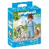 Univers Miniature - Habitation Miniature - Garage Miniature PLAYMOBIL 71736 Femme d'affaire avec son Dalmatien