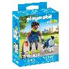 Univers Miniature - Habitation Miniature - Garage Miniature PLAYMOBIL 71740 Homme sportif avec Border Collie