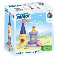 Univers Miniature - Habitation Miniature - Garage Miniature PLAYMOBIL Junior 71458 Belle. Tourelle avec musique. Disney. Des 12 mois