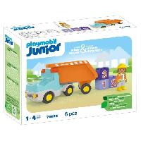 Univers Miniature - Habitation Miniature - Garage Miniature PLAYMOBIL Junior 71685 Camion benne. Des 12 mois