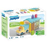 Univers Miniature - Habitation Miniature - Garage Miniature PLAYMOBIL Junior 71686 Ouvrier camion et garage. Disney. Des 12 mois