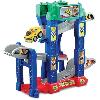 Univers Miniature - Habitation Miniature - Garage Miniature VTECH - Tut Tut Bolides Série Pro - Multi Cascades Jump & Go 4 en 1 (+ Jad. Super Cascades)