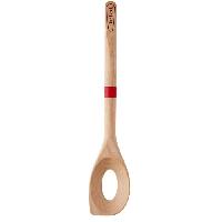 Ustensiles De Cuisine TEFAL INGENIO Cuillere a risotto en bois de Hetre et silicone Platinium 32 cm K2308514